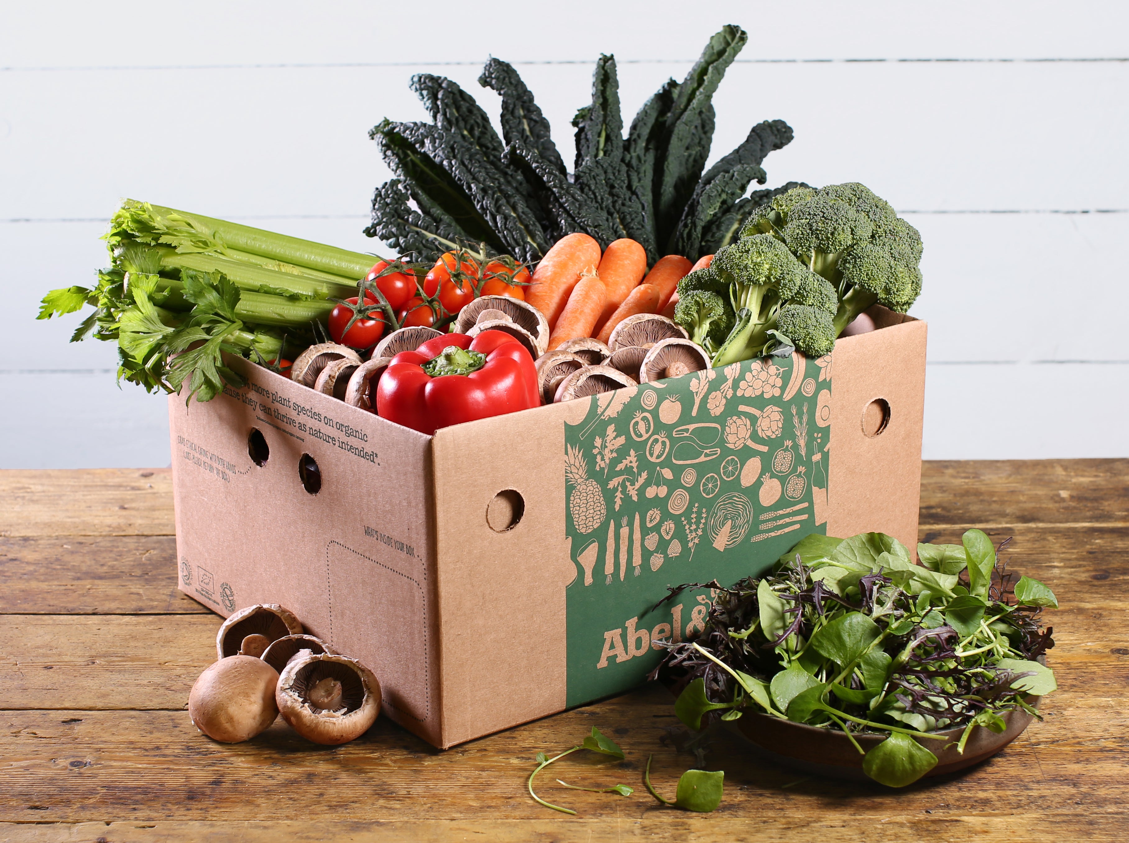 Local veg store boxes